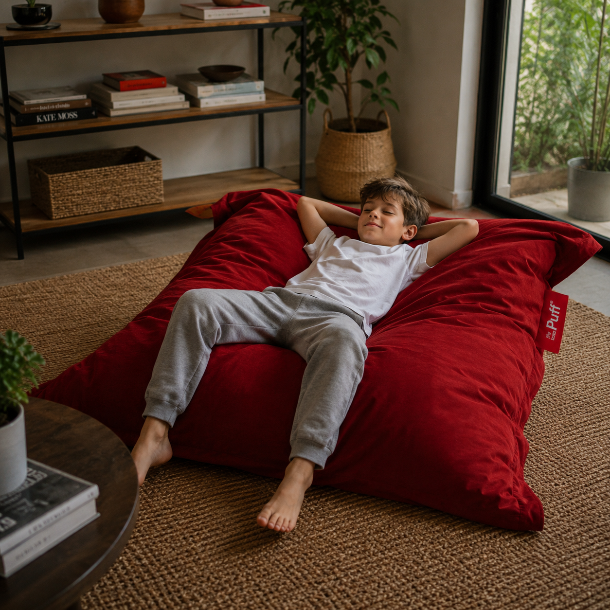 Puffs Basicos Suede & Velvet