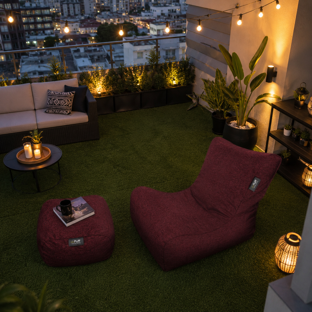 Lounge Con Taburete
