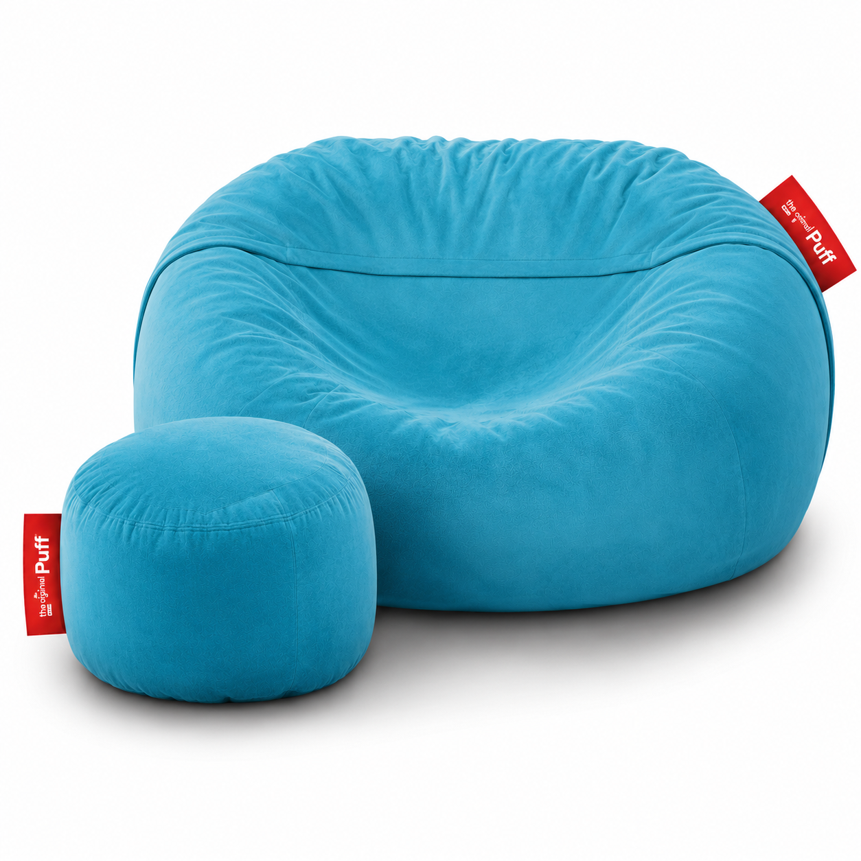 Puff Cama Matrimonial c/Taburete