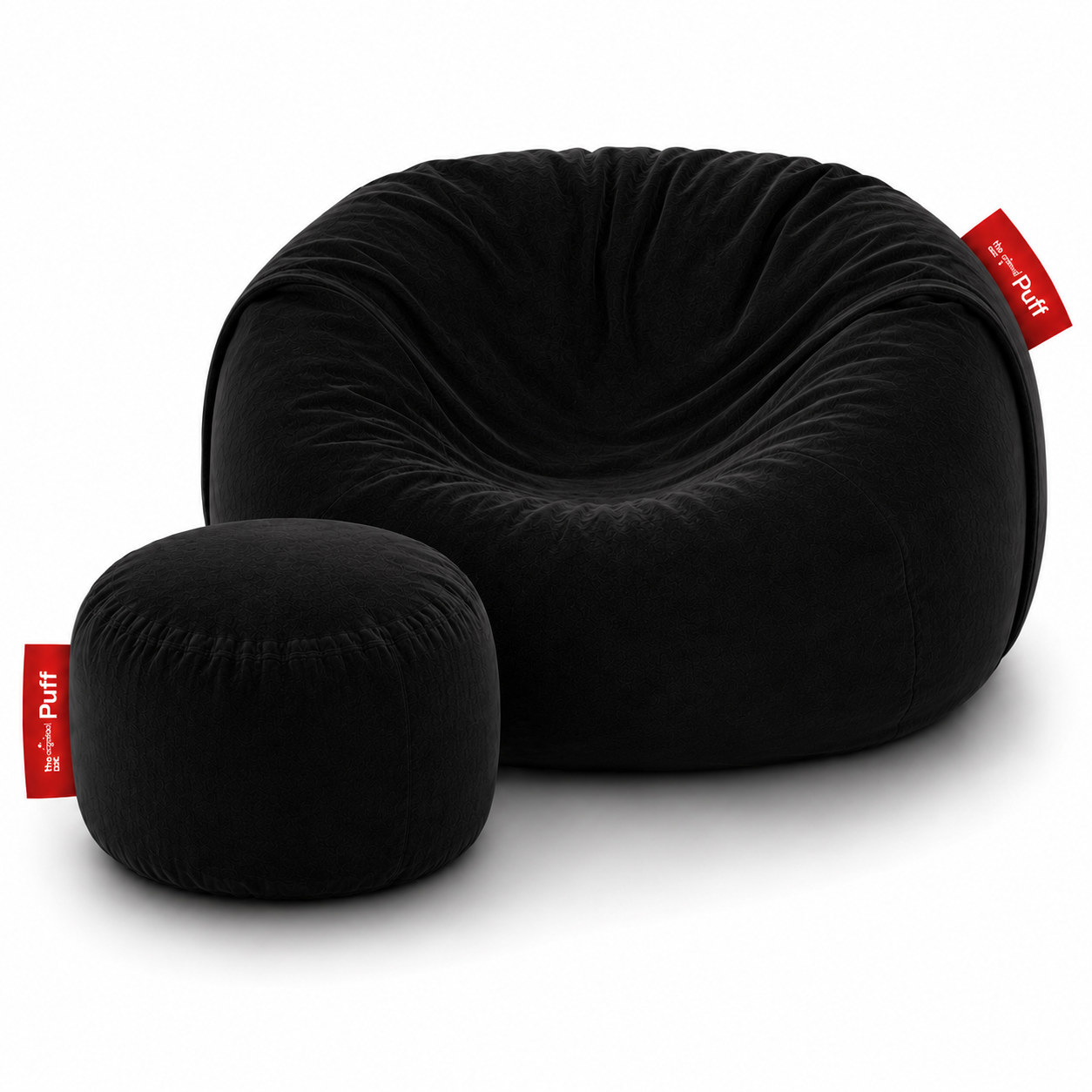 Puff Cama Matrimonial c/Taburete
