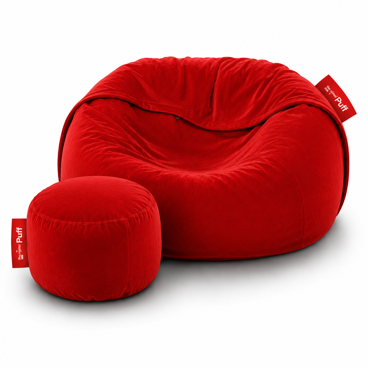 Puff Cama Matrimonial c/Taburete